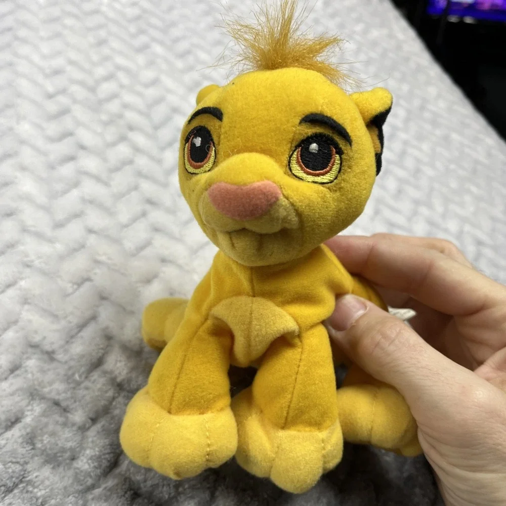 Disney Lion King 4 Plushies Collectible Toy Stuffies Simba x2/Rafiki/Mufasa 5.5" - Picture 3 of 14